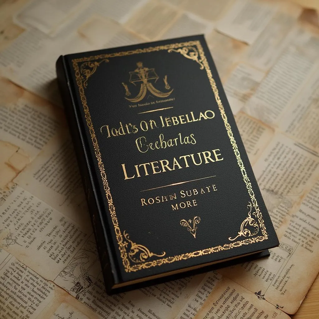 Libro de ensayos literarios